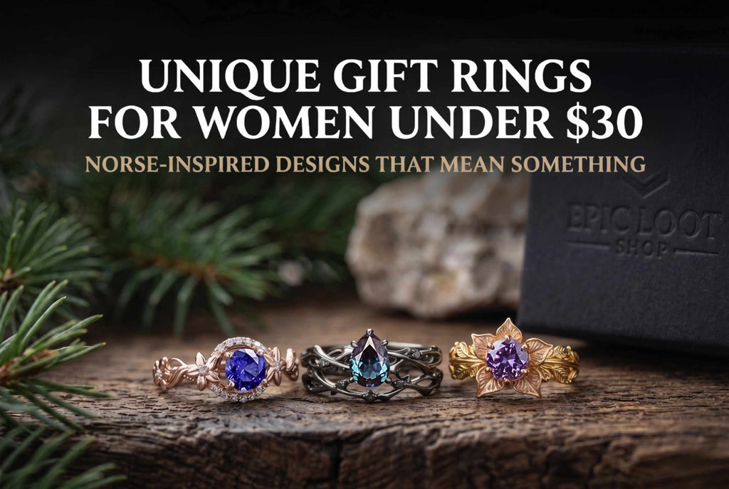 Unique Gift Rings for Women Under $30 | Norse-Inspired Designs That Mean Something