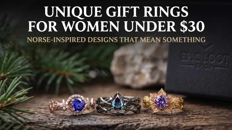 Unique Gift Rings for Women Under $30 | Norse-Inspired Designs That Mean Something