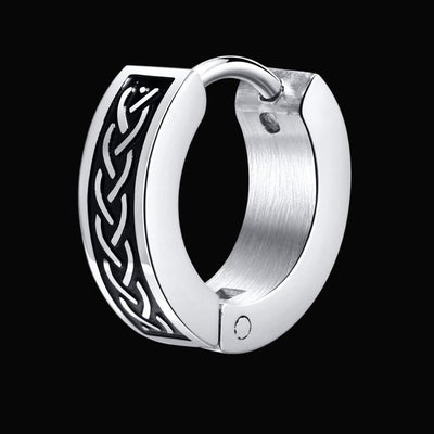 Celtic Knot Mens Viking Earrings