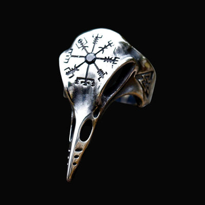 Vintage Odin Crow Ring