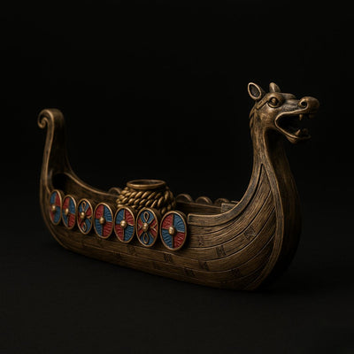 Incense Burner Viking Drakkar Long Ship