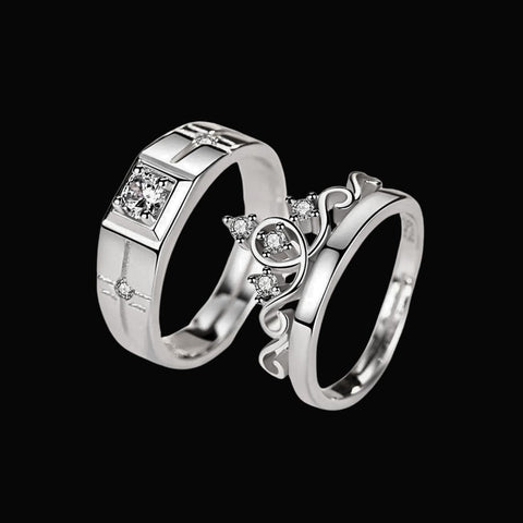 Regal Spark Couples Ring