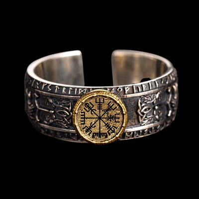 Mehrsymboliger Wikinger-Runenring