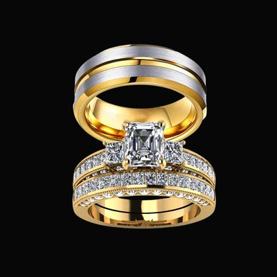 Timeless Grace Couples Ring