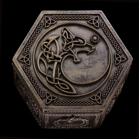 Fenrir's Handcrafted Norse-Inspired Jewelry Box