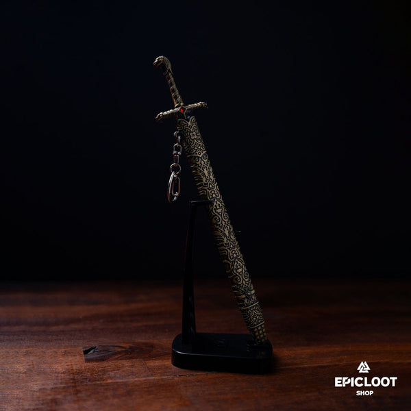 Valiant Guardian's Blade: Echoes of Honor - Viking Jewelry For Men - Detailed View | Epic Loot Shop