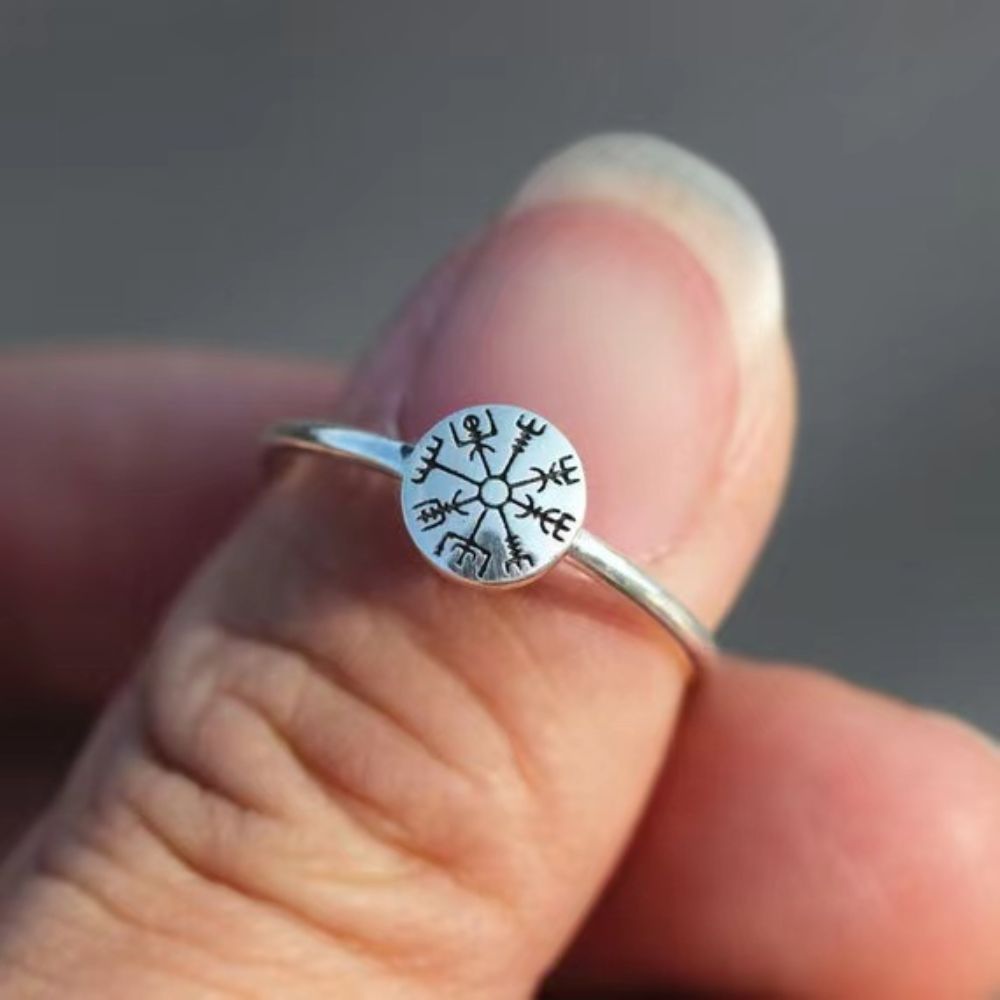 Vegvisir Viking Ring for Women