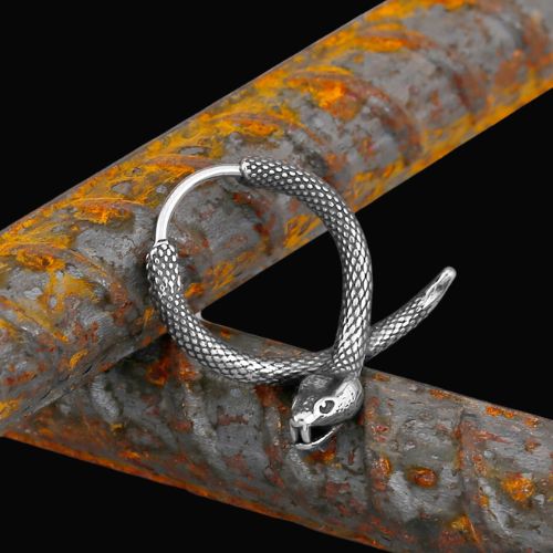 Jormungandr Snake Viking Earrings