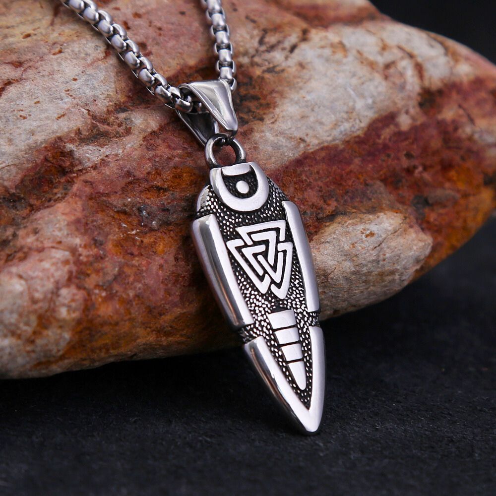 Odin's Protection Rune Pendant Necklace
