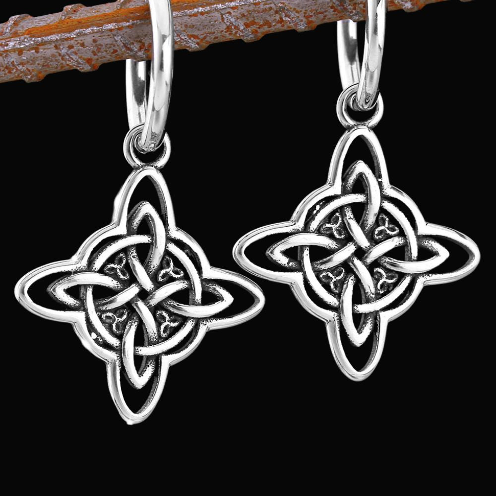 Celtic Trinity Knot Viking Earrings