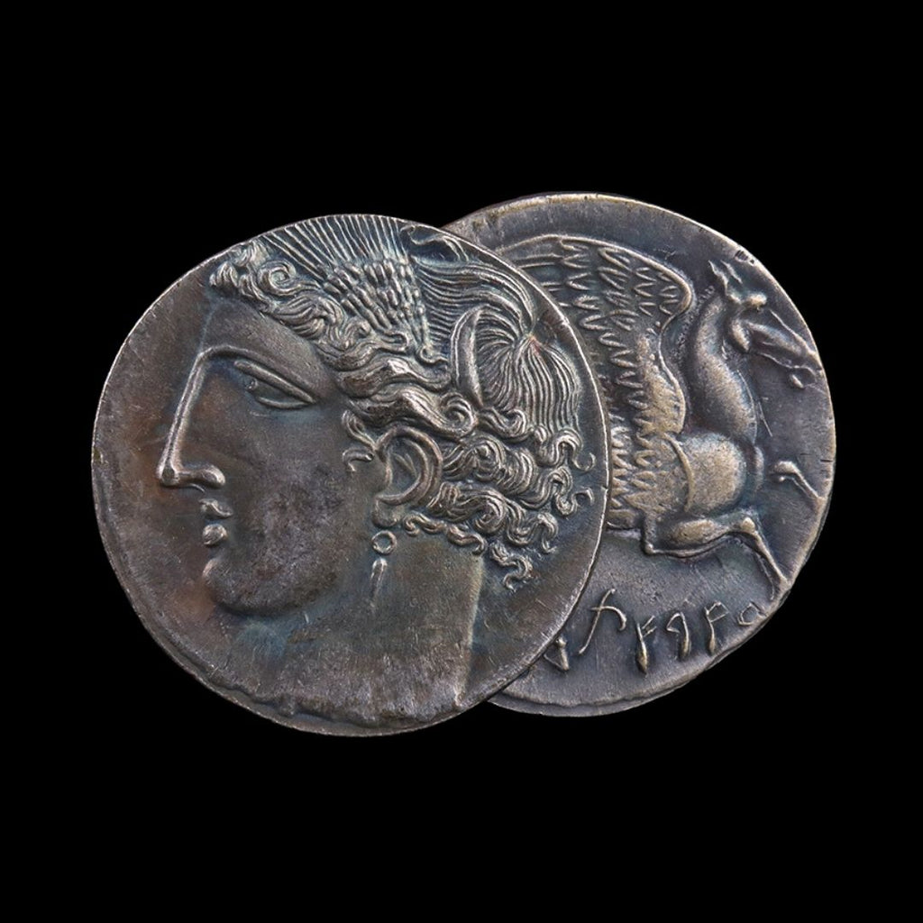 Pegasus and Athena Corinthian Coin Replica