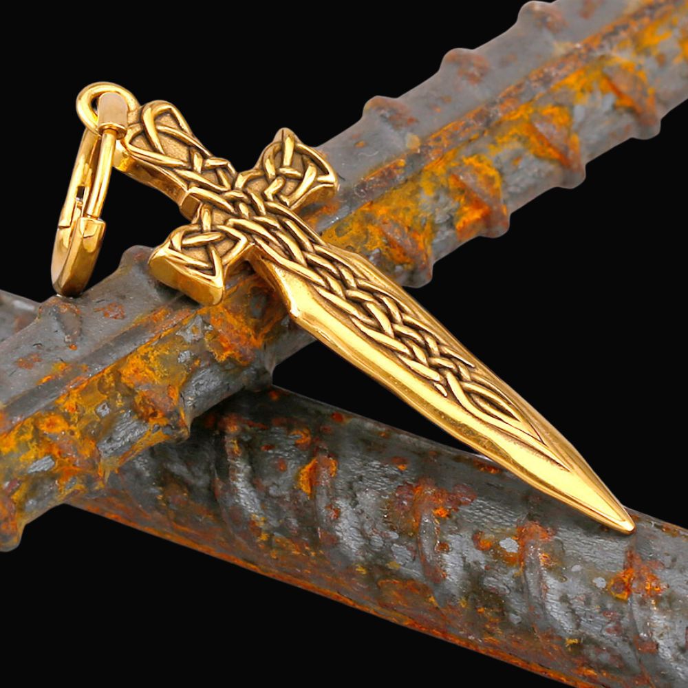 Nordic Sword Design Viking Earrings