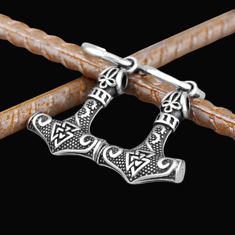 Mjolnir Thor's Hammer Viking Earrings