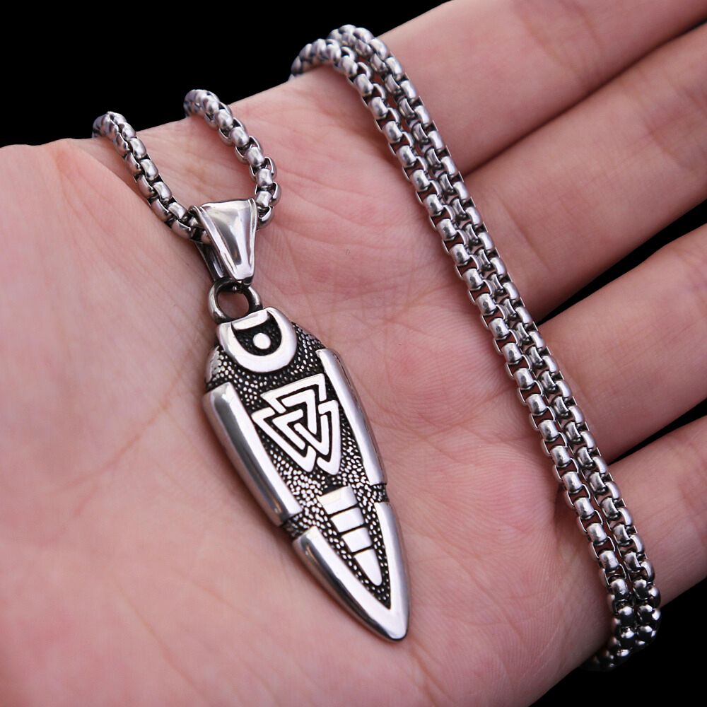 Odin's Protection Rune Pendant Necklace