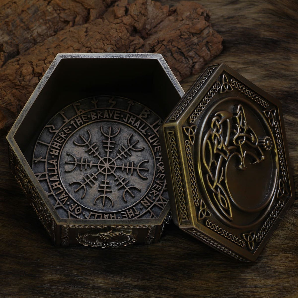 Fenrir's Handcrafted Norse-Inspired Jewelry Box