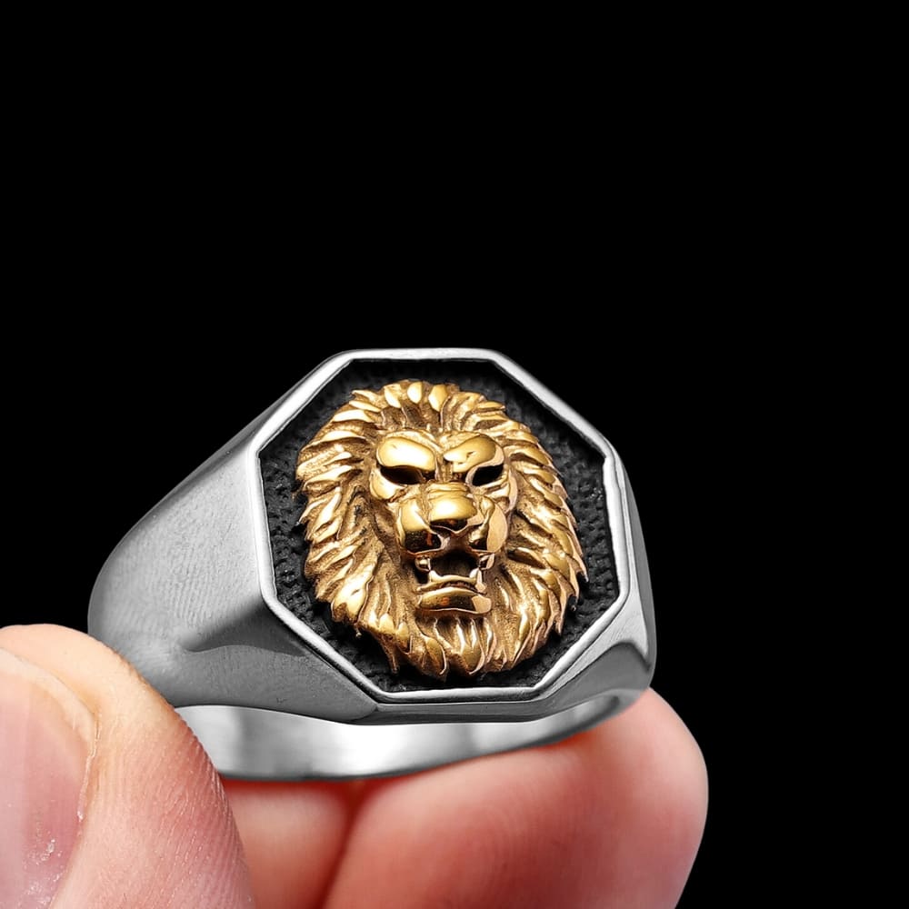 Ancient Greek Lion Valor Ring