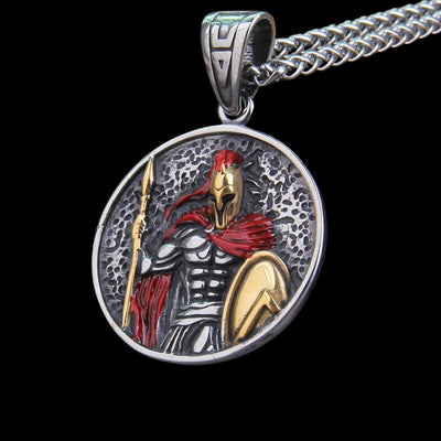 Ancient Greece Spartan Soldier Necklace