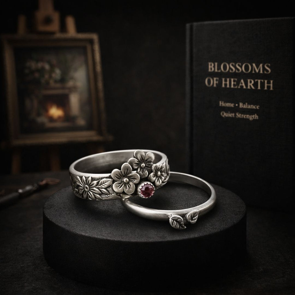 Blossoms of Hearth - Norse Women's Ring - Alternative Angle | Epic Loot Shop