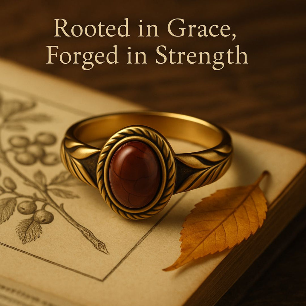 Golden Rowan Ring