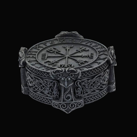 Handmade Runic Compass Jewelry Box