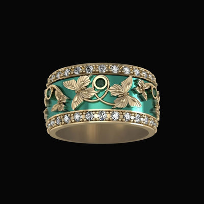 Emerald Flight Ring