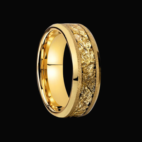 Golden Leaf Eternity Band