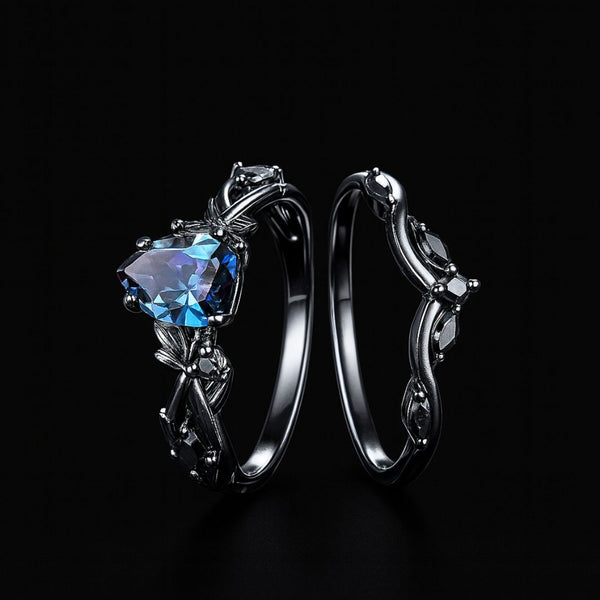 Drop of Yggdrasil - Two-Piece Set - Norse Women's Ring | Epic Loot Shop