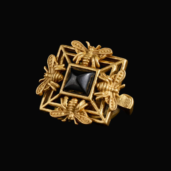 Freyja’s Golden Hive - Norse Women's Ring | Epic Loot Shop