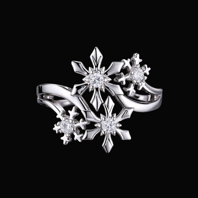 Frostlight Petals Ring - Norse Women's Ring | Epic Loot Shop