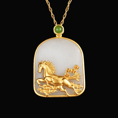 Golden Steed Necklace