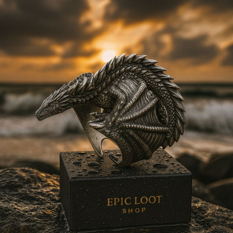Nidhogg Dragon Ring - Stainless Steel