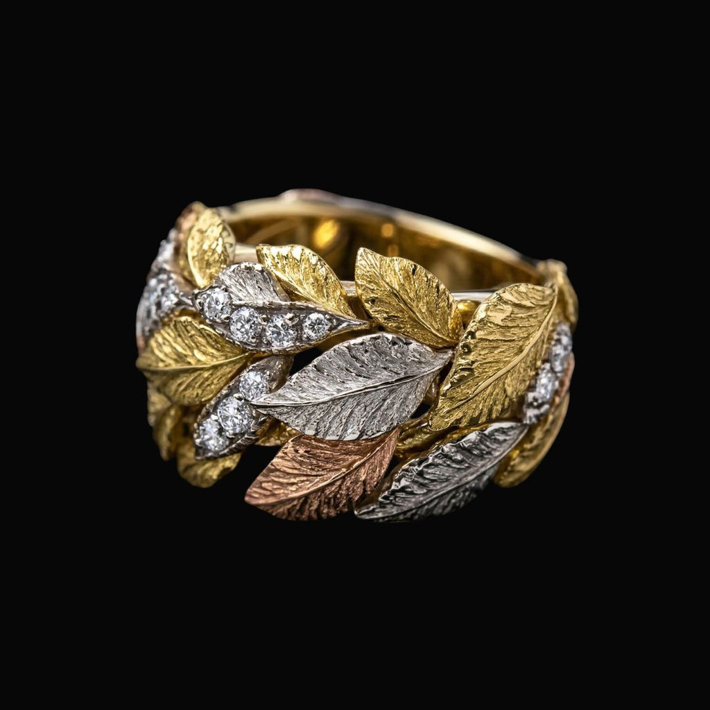 Northern Leaves - Norse Women's Ring - Detailed View | Epic Loot Shop