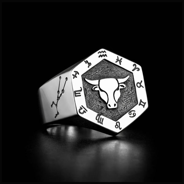 Taurus Zodiac Ring - Viking Rings For Men | Epic Loot Shop – Epic Loot ...