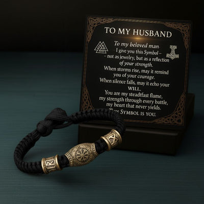 To My Husband | Runic Guard Bracelet