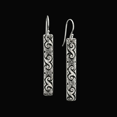Vertical Cipher Earrings