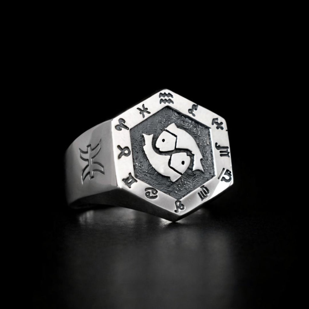 Pisces Zodiac Ring