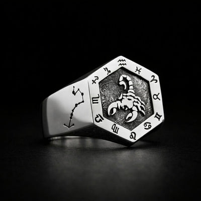 Scorpio Zodiac Ring