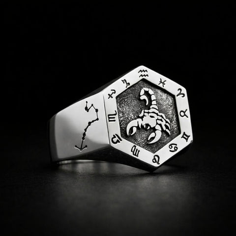 Scorpio Zodiac Ring