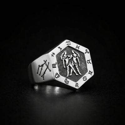 Gemini Zodiac Ring