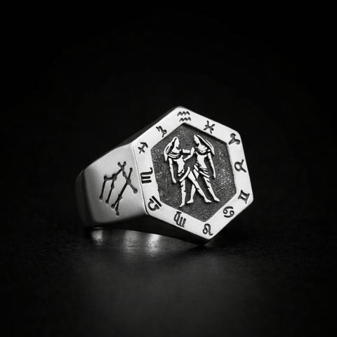 Gemini Zodiac Ring