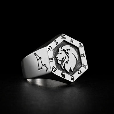 Leo Zodiac Ring