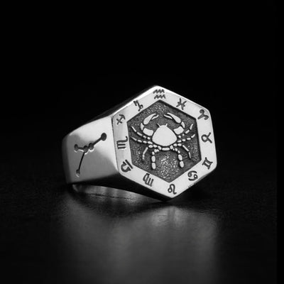 Cancer Zodiac Ring