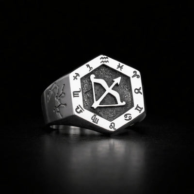 Sagittarius Zodiac Ring