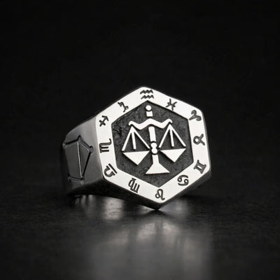 Libra Zodiac Ring