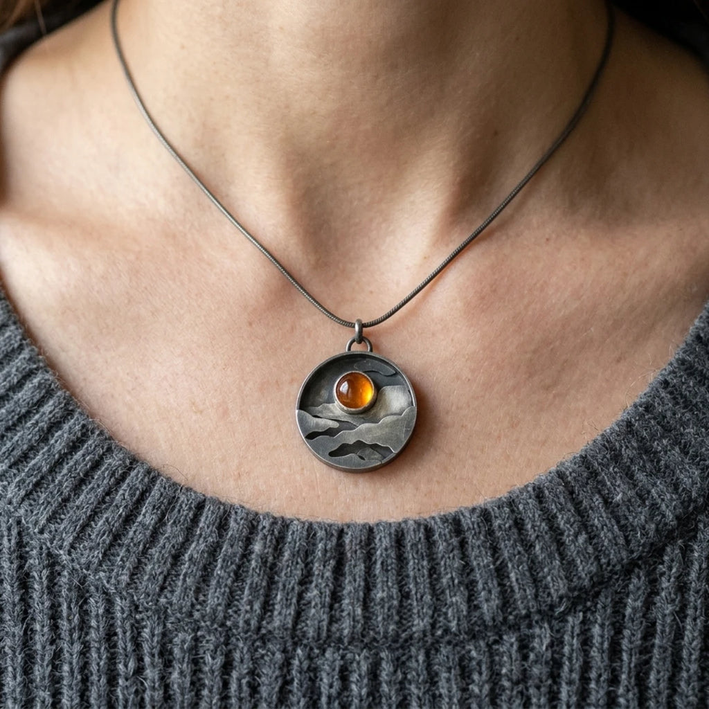 MOUNTAIN SUNSET NECKLACE