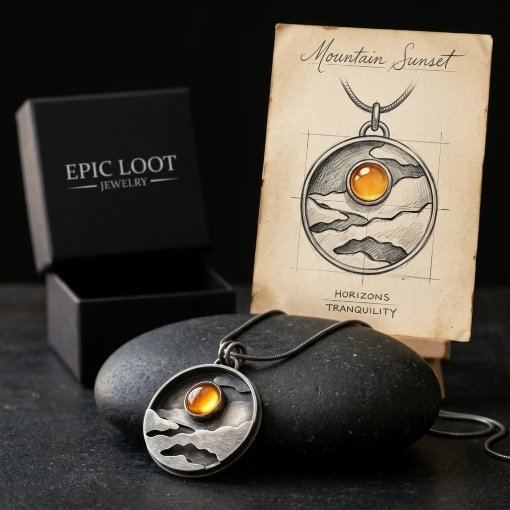 MOUNTAIN SUNSET NECKLACE