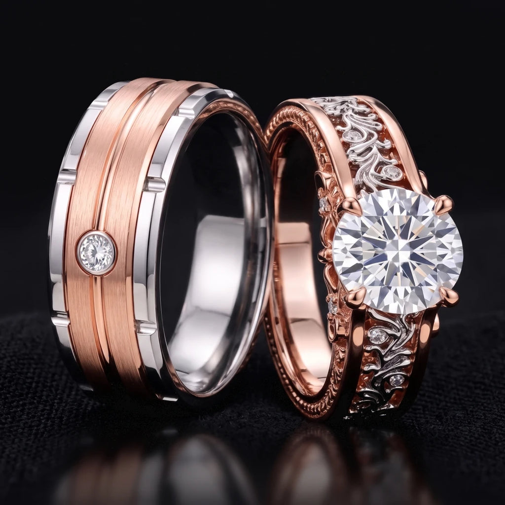 Nordic Oath Couples Rings