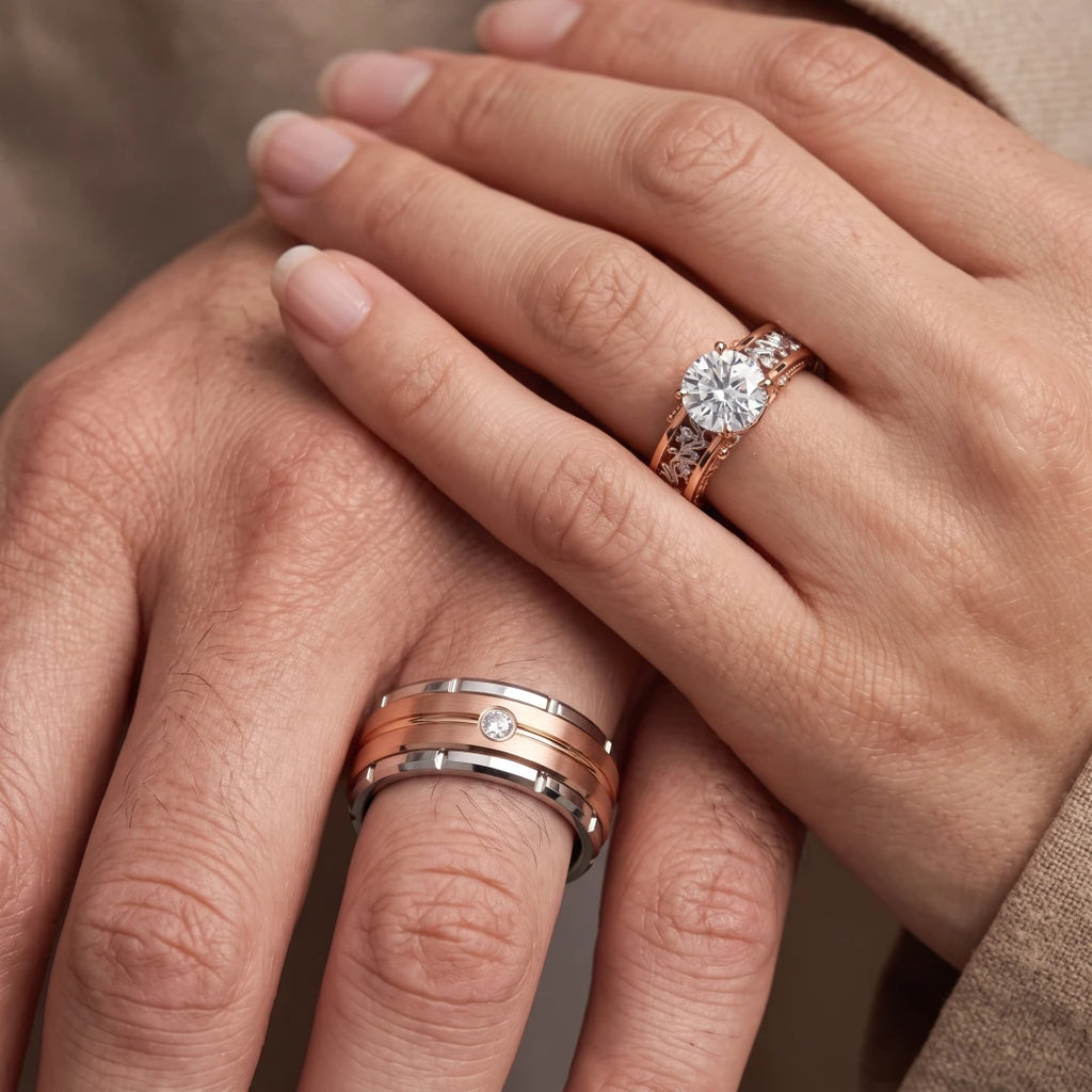 Nordic Oath Couples Rings
