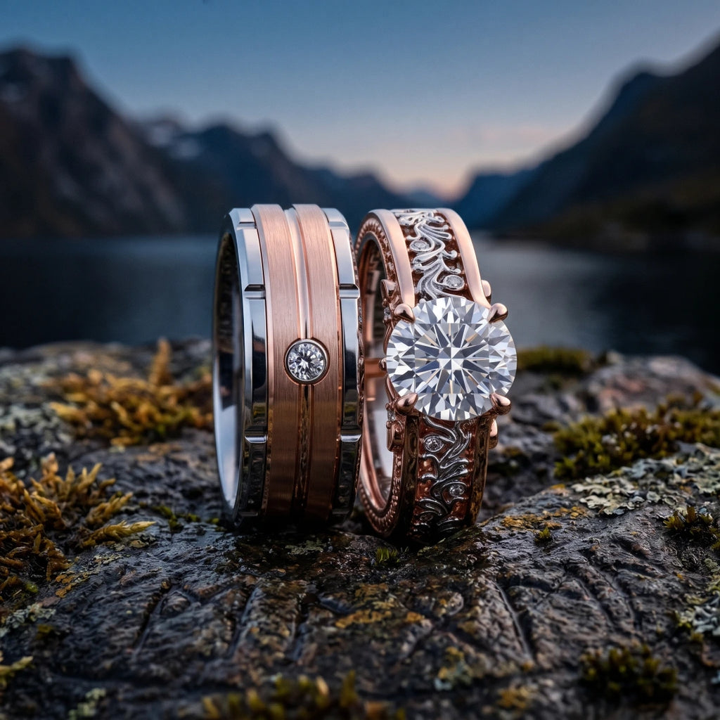 Nordic Oath Couples Rings