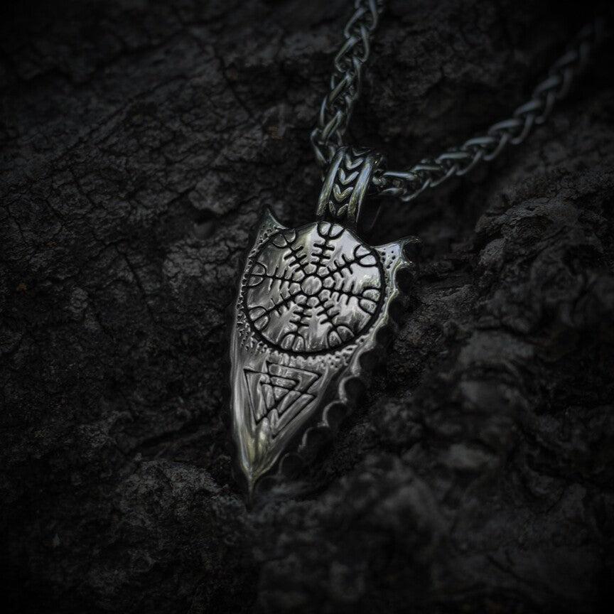 Odin's Spear Head Pendant Necklace
